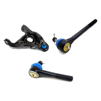Mevotech® - Supreme™ Front Passenger Side Lower Control Arm with Ball Joint and Tie Rod End Kit