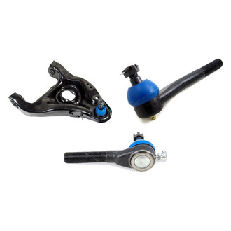 Mevotech® - Supreme™ Front Passenger Side Lower Control Arm with Ball Joint and Tie Rod End Kit