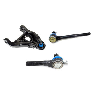 Mevotech® - Supreme™ Front Passenger Side Lower Control Arm with Ball Joint and Tie Rod End Kit