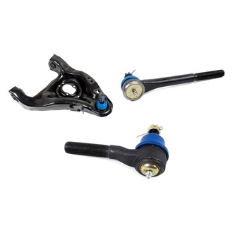 Mevotech® - Supreme™ Front Passenger Side Lower Control Arm with Ball Joint and Tie Rod End Kit