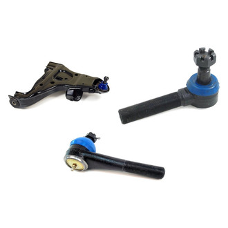 Mevotech® - Supreme™ Front Passenger Side Lower Control Arm with Ball Joint and Tie Rod End Kit