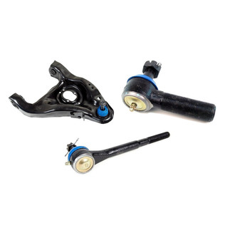 Mevotech® - Supreme™ Front Passenger Side Lower Control Arm with Ball Joint and Tie Rod End Kit