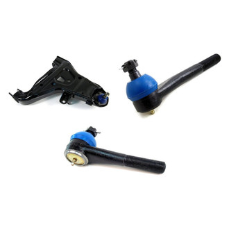 Mevotech® - Supreme™ Front Passenger Side Lower Control Arm with Ball Joint and Tie Rod End Kit