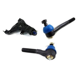 Mevotech® - Supreme™ Front Passenger Side Lower Control Arm with Ball Joint and Tie Rod End Kit