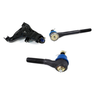 Mevotech® - Supreme™ Front Passenger Side Lower Control Arm with Ball Joint and Tie Rod End Kit