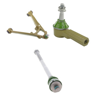 Mevotech® - TTX™ Front Passenger Side Lower Control Arm with Ball Joint and Tie Rod End Kit