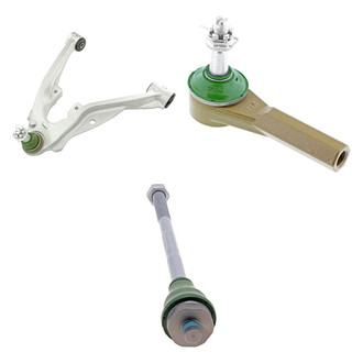 Mevotech® - TTX™ Front Passenger Side Lower Control Arm with Ball Joint and Tie Rod End Kit