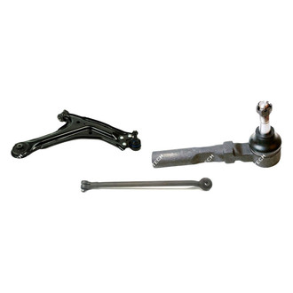 Mevotech® - Original Grade™ Front Passenger Side Lower Control Arm with Ball Joint and Tie Rod End Kit