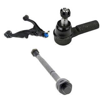 Mevotech® - Original Grade™ Front Passenger Side Lower Control Arm with Ball Joint and Tie Rod End Kit