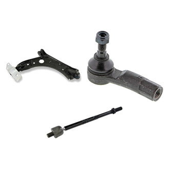 Mevotech® - Original Grade™ Front Passenger Side Lower Control Arm with Ball Joint and Tie Rod End Kit
