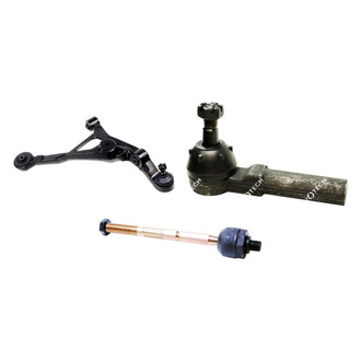 Mevotech® - Original Grade™ Front Passenger Side Lower Control Arm with Ball Joint and Tie Rod End Kit