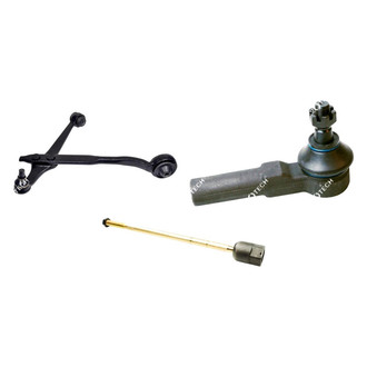 Mevotech® - Original Grade™ Front Passenger Side Lower Control Arm with Ball Joint and Tie Rod End Kit