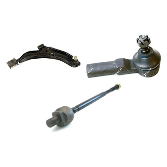 Mevotech® - Original Grade™ Front Passenger Side Lower Control Arm with Ball Joint and Tie Rod End Kit