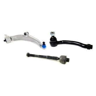 Mevotech® - Original Grade™ Front Passenger Side Lower Control Arm with Ball Joint and Tie Rod End Kit