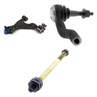 Mevotech® - Original Grade™ Front Passenger Side Lower Control Arm with Ball Joint and Tie Rod End Kit