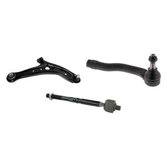 Mevotech® - Original Grade™ Front Passenger Side Lower Control Arm with Ball Joint and Tie Rod End Kit