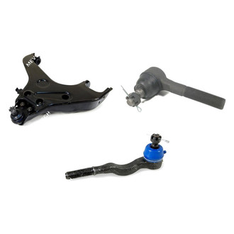 Mevotech® - Original Grade™ Front Passenger Side Lower Control Arm with Ball Joint and Tie Rod End Kit