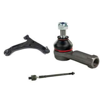 Mevotech® - Original Grade™ Front Passenger Side Lower Control Arm with Ball Joint and Tie Rod End Kit