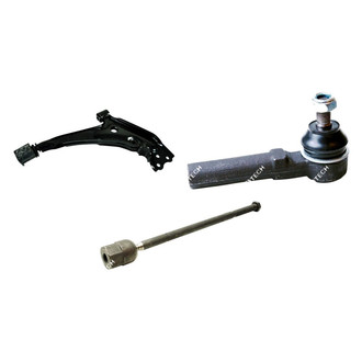 Mevotech® - Original Grade™ Front Passenger Side Lower Control Arm with Ball Joint and Tie Rod End Kit