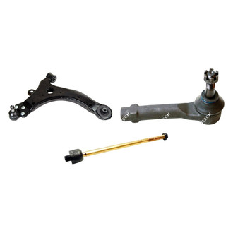 Mevotech® - Original Grade™ Front Passenger Side Lower Control Arm with Ball Joint and Tie Rod End Kit