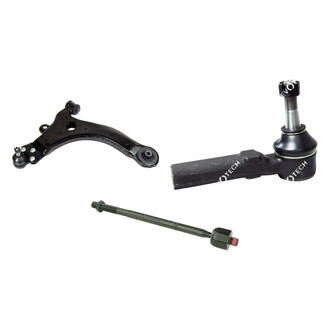 Mevotech® - Original Grade™ Front Passenger Side Lower Control Arm with Ball Joint and Tie Rod End Kit