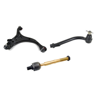 Mevotech® - Original Grade™ Front Passenger Side Lower Control Arm with Ball Joint and Tie Rod End Kit