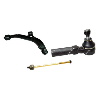 Mevotech® - Original Grade™ Front Passenger Side Lower Control Arm with Ball Joint and Tie Rod End Kit