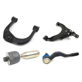Mevotech® - Supreme™ Front Passenger Side Lower and Upper Control Arm and Tie Rod End Kit