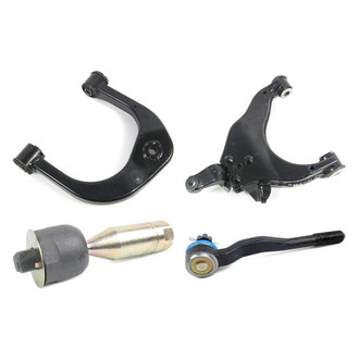 Mevotech® - Supreme™ Front Passenger Side Lower and Upper Control Arm and Tie Rod End Kit