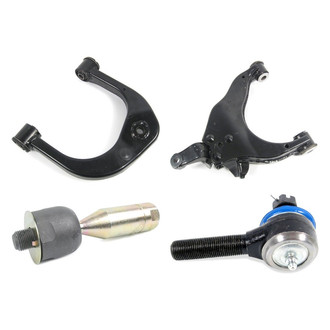 Mevotech® - Supreme™ Front Passenger Side Lower and Upper Control Arm and Tie Rod End Kit