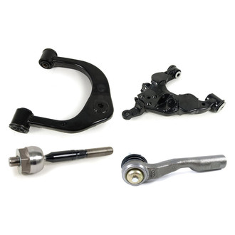 Mevotech® - Supreme™ Front Passenger Side Lower and Upper Control Arm and Tie Rod End Kit
