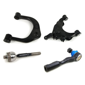 Mevotech® - Supreme™ Front Passenger Side Lower and Upper Control Arm and Tie Rod End Kit