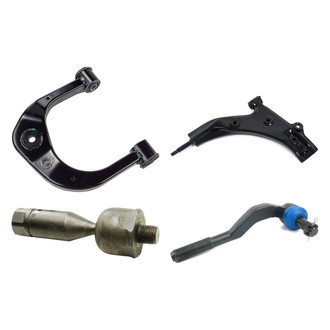 Mevotech® - Original Grade™ Front Passenger Side Lower and Upper Control Arm and Tie Rod End Kit