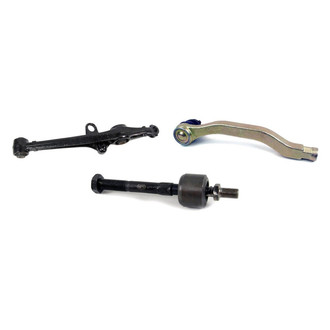 Mevotech® - Supreme™ Front Passenger Side Lower Control Arm and Tie Rod End Kit