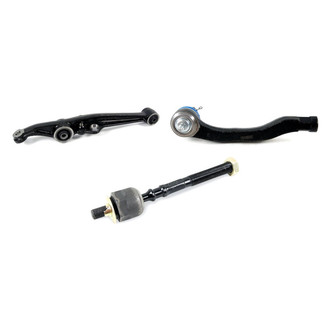 Mevotech® - Supreme™ Front Passenger Side Lower Control Arm and Tie Rod End Kit
