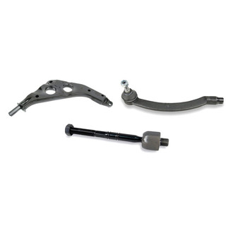 Mevotech® - Supreme™ Front Passenger Side Lower Control Arm and Tie Rod End Kit
