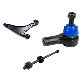 Mevotech® - Supreme™ Front Passenger Side Lower Control Arm and Tie Rod End Kit