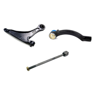 Mevotech® - Supreme™ Front Passenger Side Lower Control Arm and Tie Rod End Kit
