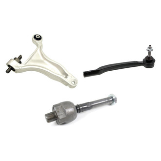 Mevotech® - Supreme™ Front Passenger Side Lower Control Arm and Tie Rod End Kit