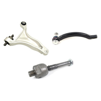 Mevotech® - Supreme™ Front Passenger Side Lower Control Arm and Tie Rod End Kit