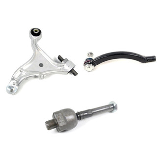 Mevotech® - Supreme™ Front Passenger Side Lower Control Arm and Tie Rod End Kit
