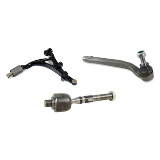 Mevotech® - Supreme™ Front Passenger Side Lower Control Arm and Tie Rod End Kit