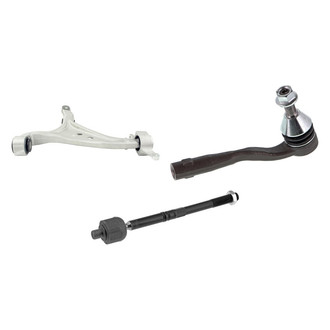 Mevotech® - Supreme™ Front Passenger Side Lower Control Arm and Tie Rod End Kit