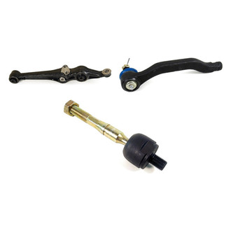 Mevotech® - Supreme™ Front Passenger Side Lower Control Arm and Tie Rod End Kit