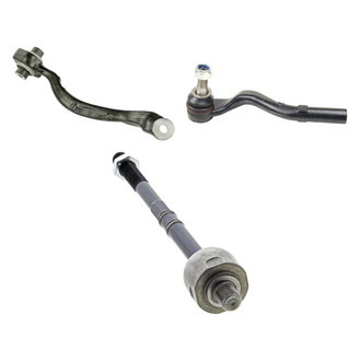 Mevotech® - Supreme™ Front Passenger Side Lower Control Arm and Tie Rod End Kit