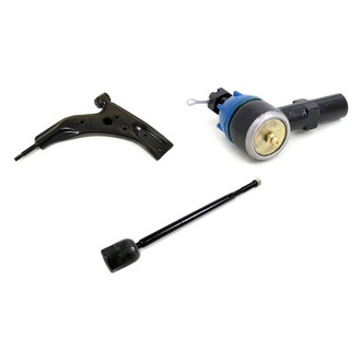 Mevotech® - Supreme™ Front Passenger Side Lower Control Arm and Tie Rod End Kit