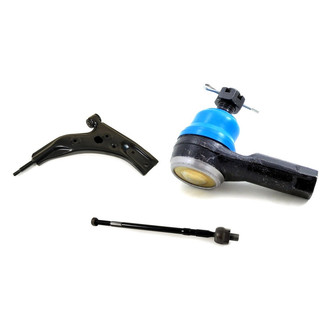 Mevotech® - Supreme™ Front Passenger Side Lower Control Arm and Tie Rod End Kit
