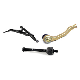 Mevotech® - Supreme™ Front Passenger Side Lower Control Arm and Tie Rod End Kit