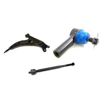 Mevotech® - Supreme™ Front Passenger Side Lower Control Arm and Tie Rod End Kit