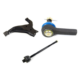 Mevotech® - Supreme™ Front Passenger Side Lower Control Arm and Tie Rod End Kit